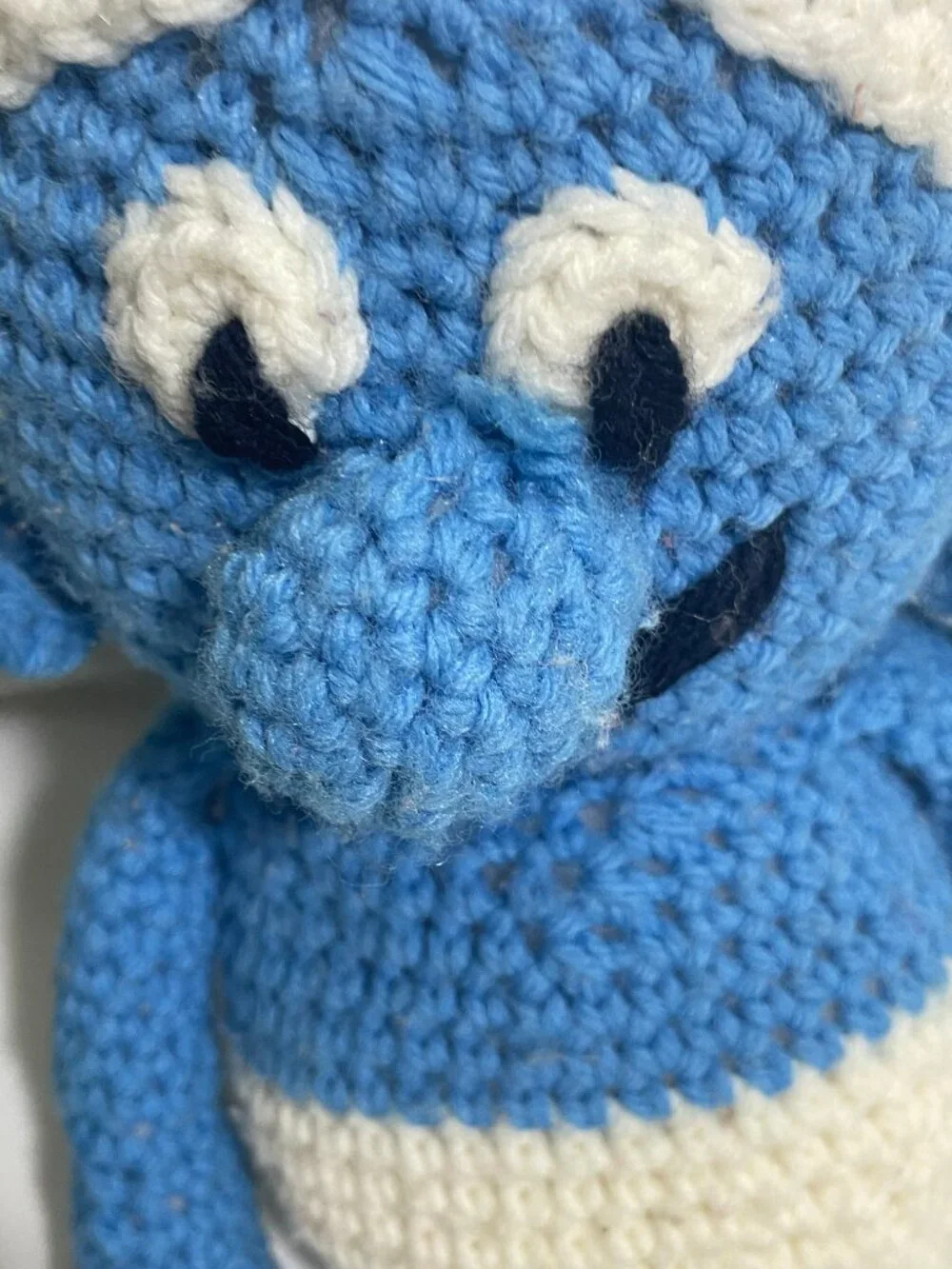 Handmade Crochet Smurf Plush Doll 16